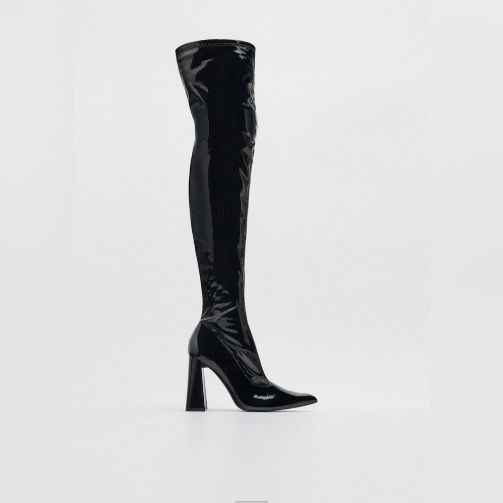 ZARA HIGH HEEL OVER THE KNEE BOOTS